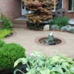 Installing a Fountain in a Concrete Patio