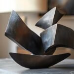 Steel Sculptures with Minimalist Designs