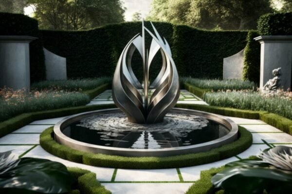 Using Steel Art in Contemporary Landscaping